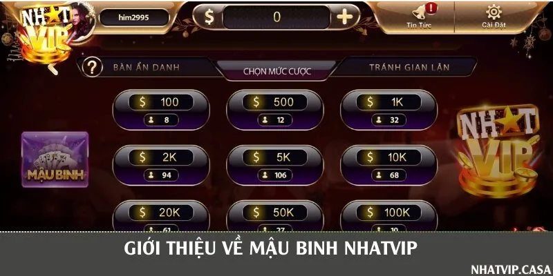 Khám phá game bài mậu binh online cực cuốn