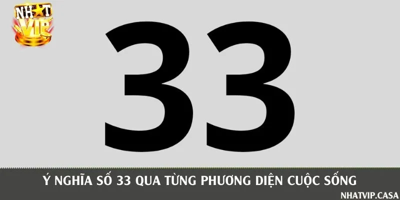 Khám phá con số 33 trong vài góc nhìn